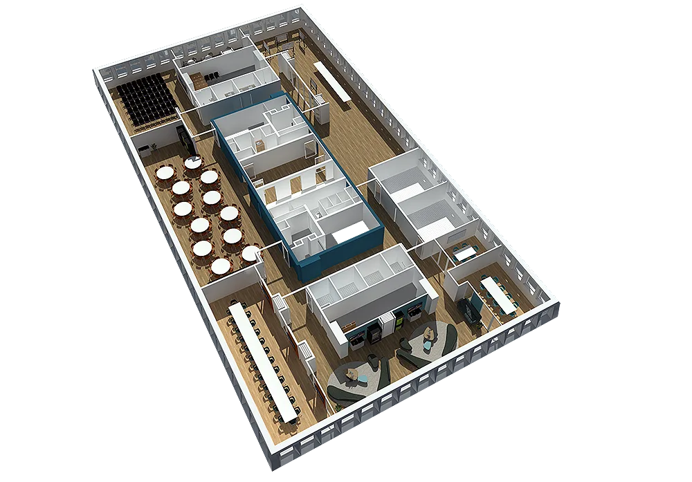 Siège de Lyon — Espaces modulables