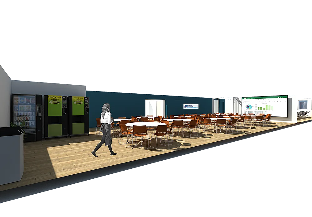 Siège de Lyon — Modularité salle de réceptions