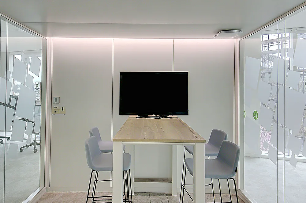 Salle de réunion partagée