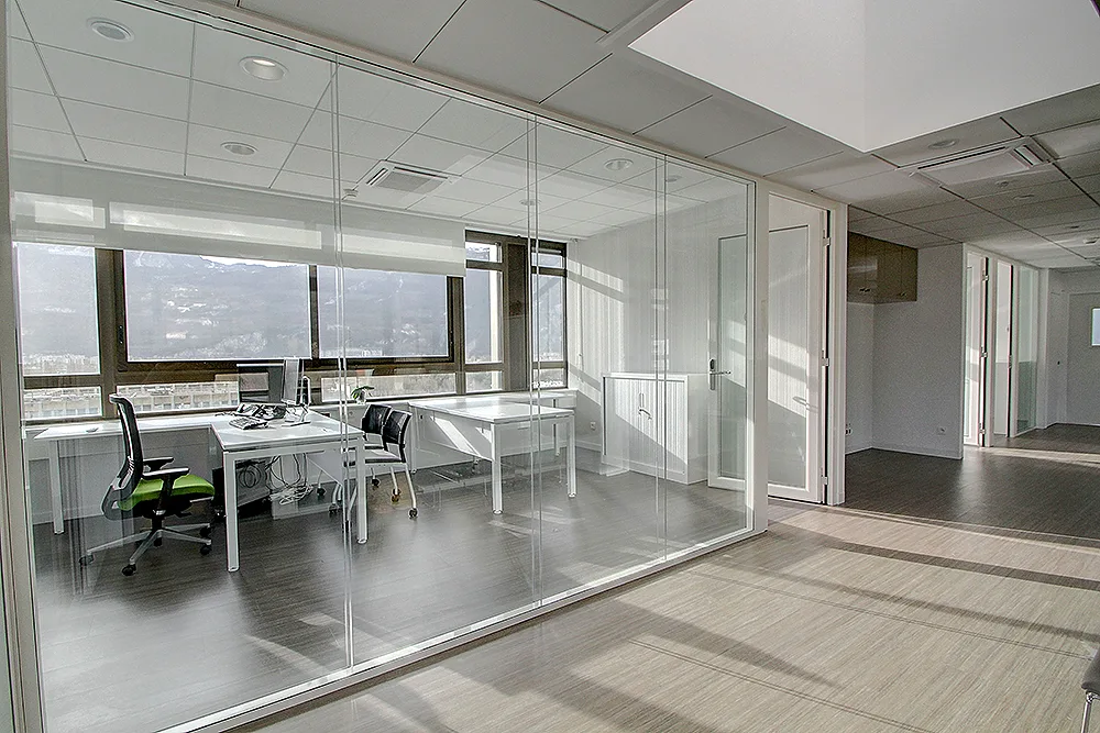 Bureaux paysagés