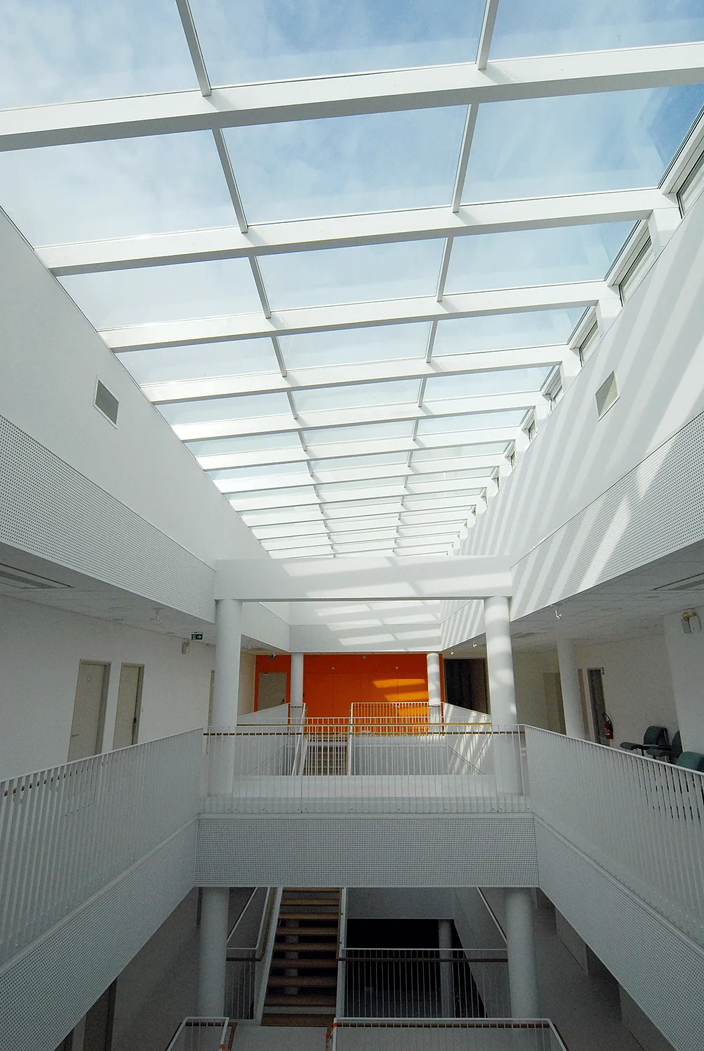 Vue sur l'atrium