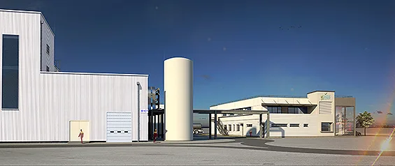 Metex Nøøvista — Plateforme industrielle et bâtiment tertiaire