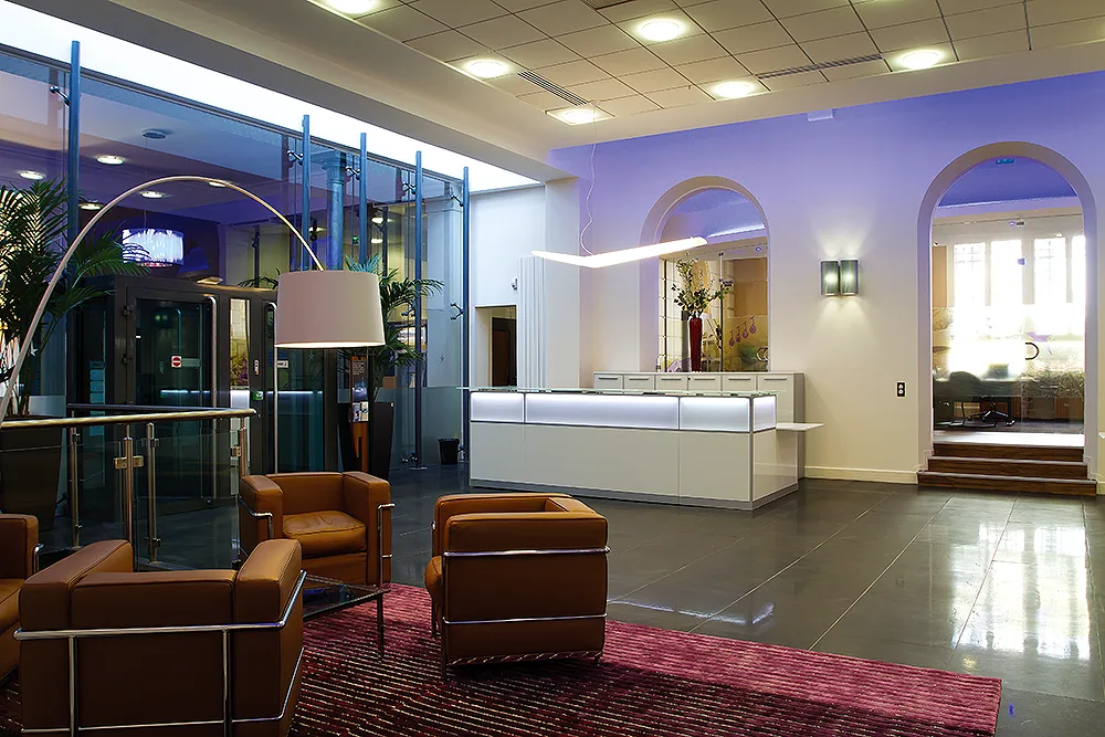 Hall d'entrée de l'agence
