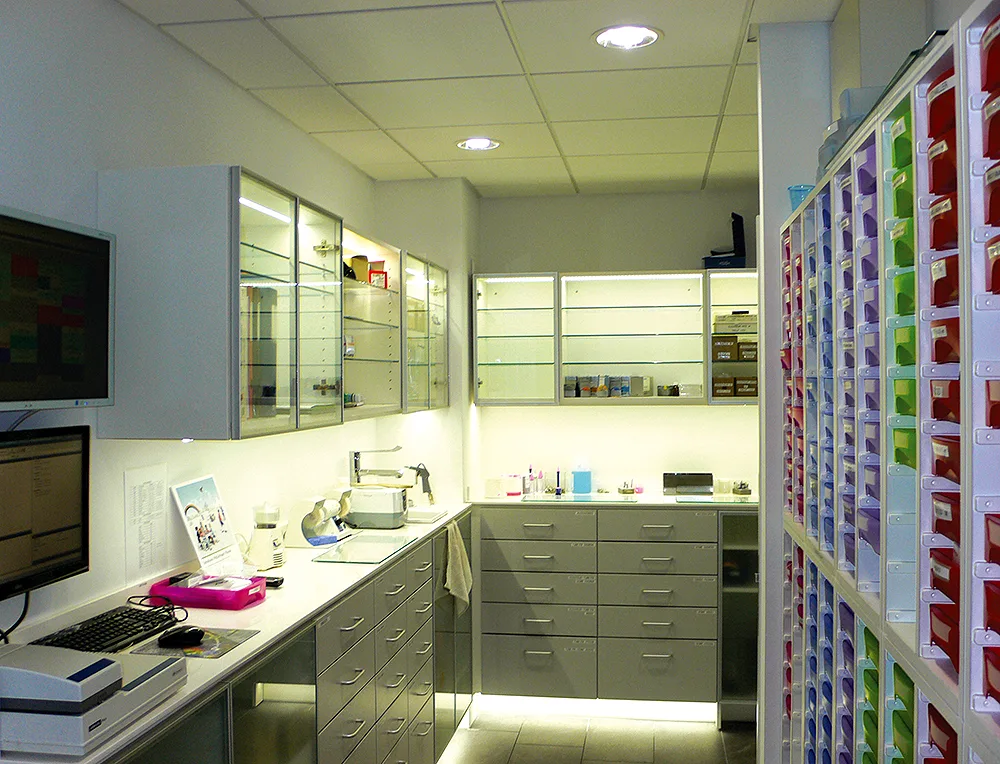 Détail d'un laboratoire